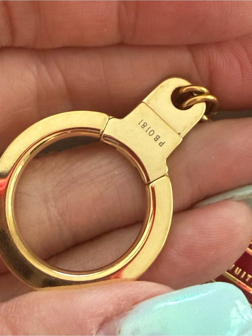 Louis Vuitton bag charm